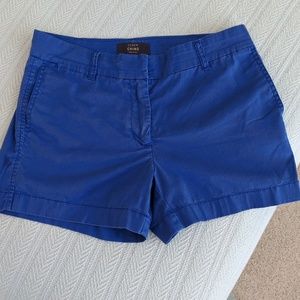 J Crew Chino Shorts - Royal Blue Sz4